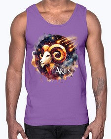 aries 127#- aries- Cotton Tank