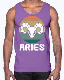 aries 134#- aries- Cotton Tank