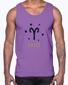aries 135#- aries- Cotton Tank