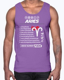aries 137#- aries- Cotton Tank