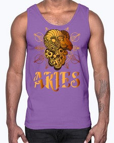 aries 14#- aries- Cotton Tank