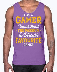 as a gamer understan the passion 61#- video games- Cotton Tank