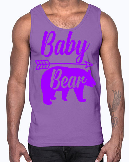 baby bear 13#- bears - animals- Cotton Tank