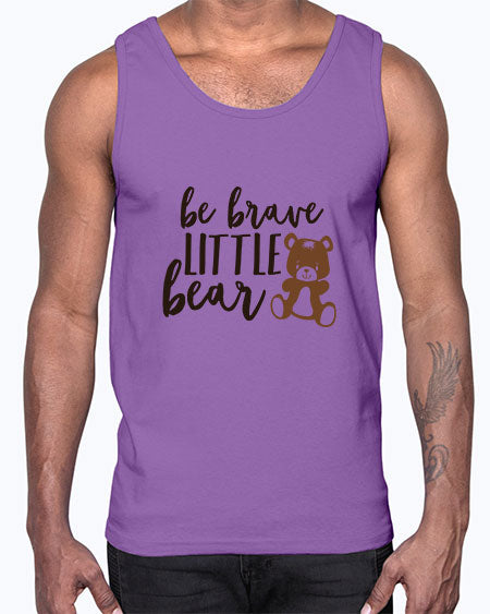 be brave little bear png 29#- bears - animals- Cotton Tank