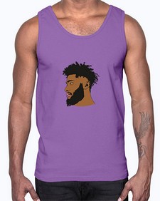 black man style 3#- black boys or men- Cotton Tank