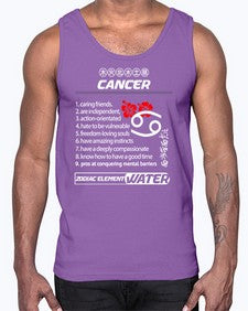cancer 175#- cancer- Cotton Tank