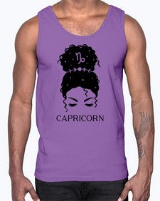 capricorn 204#- capricorn- Cotton Tank