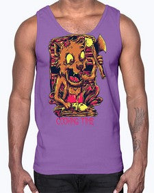 cooking time 341#- art pop art- Cotton Tank