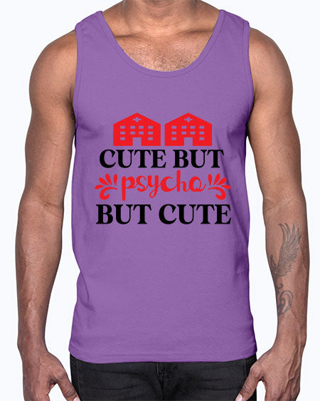 cute but psycho but cute 277#- general science- Cotton Tank