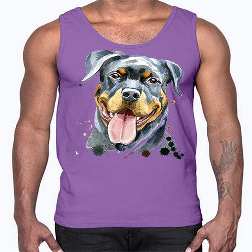 dog 109#- dogs- Cotton Tank