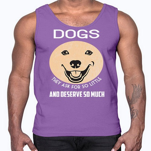 dog 115#- dogs- Cotton Tank