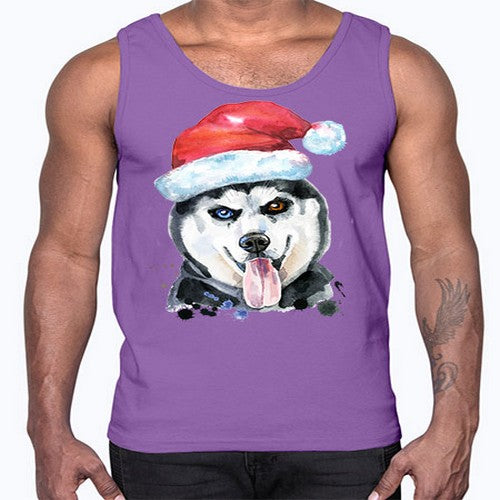 dog hat 104#- dogs- Cotton Tank