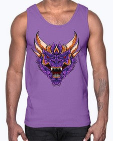 dragon 183#- dragon- Cotton Tank