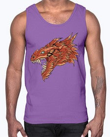 dragon 184#- dragon- Cotton Tank