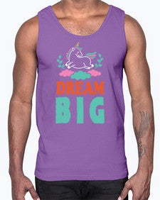 dream big 102#- unicorn- Cotton Tank
