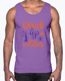 drink up witches 40#- witch- Cotton Tank