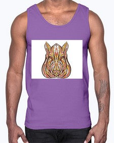 ethnic boar 417#- mandala- Cotton Tank
