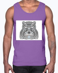 ethnic hippo 426#- mandala- Cotton Tank
