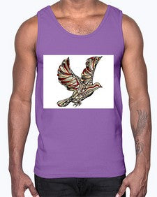 ethnic pigeon 437#- mandala- Cotton Tank