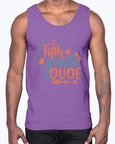 fifth grade dude 68#- fifth grade- Cotton Tank