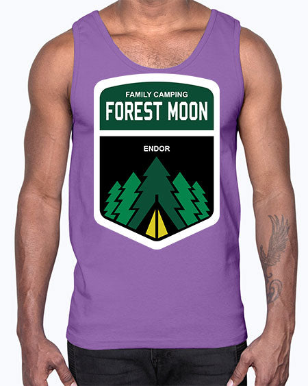 forest moon 8#- moon- Cotton Tank