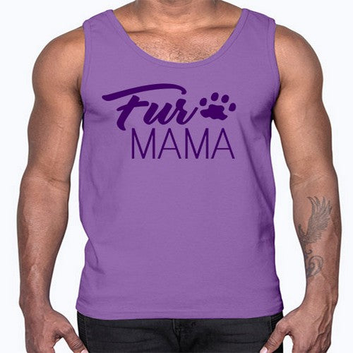 fur mama- dogs- Cotton Tank