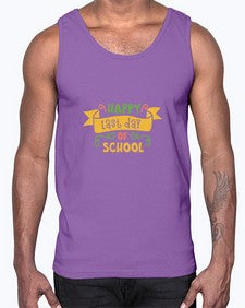 happy last day school 243#- general school- Cotton Tank