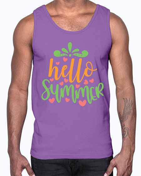 hello summer 97#- summer- Cotton Tank