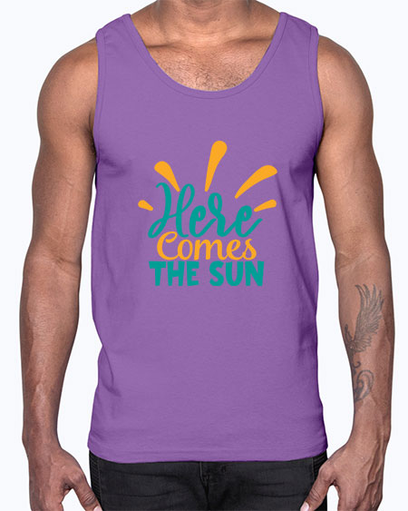 here comes the sun Style 95#- summer- Cotton Tank