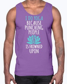 i do yoga  275#- yoga- Cotton Tank