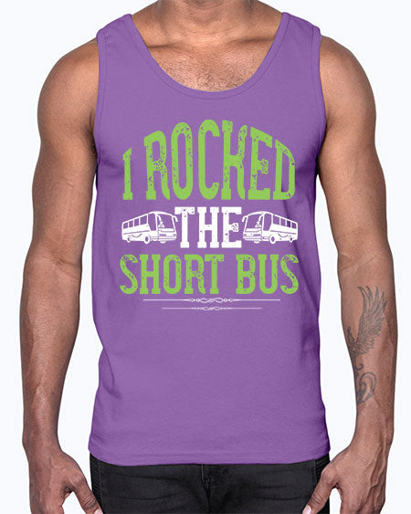 i rocked the short bus Style 920#- Bus Driver- Cotton Tank