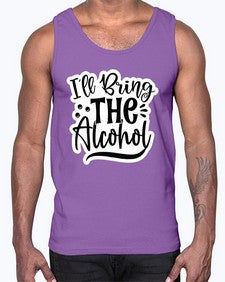 ill bring the alcohol 627#- funny- Cotton Tank