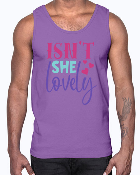 isnt she lovely Style 125#- baby- Cotton Tank