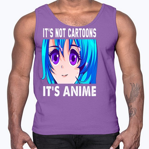 its not cartoons its anime253#- anime- Cotton Tank