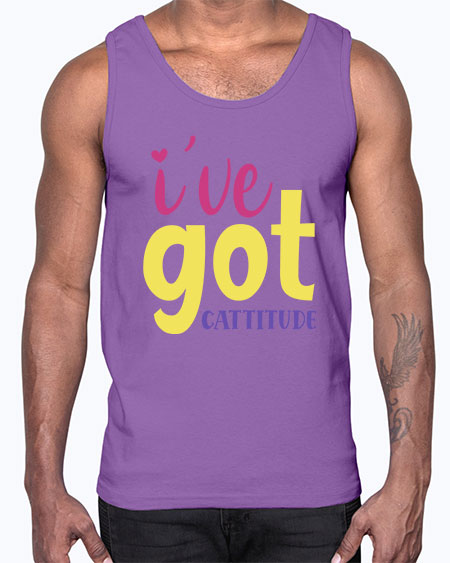 ive got cattitude Style 133#- baby- Cotton Tank