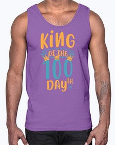king of the th day 448#- one hundred days- Cotton Tank