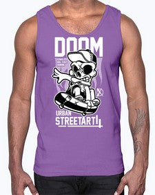 lets skate 725#- art pop art- Cotton Tank