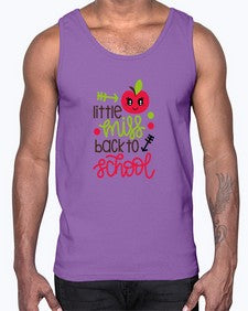 little miss back to school 477#- general school- Cotton Tank