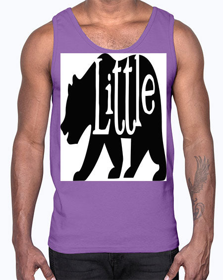 littlebear 169#- bears - animals- Cotton Tank