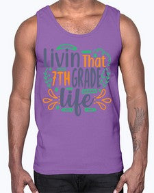 livin that seventh garde life 502#- seventh grade- Cotton Tank