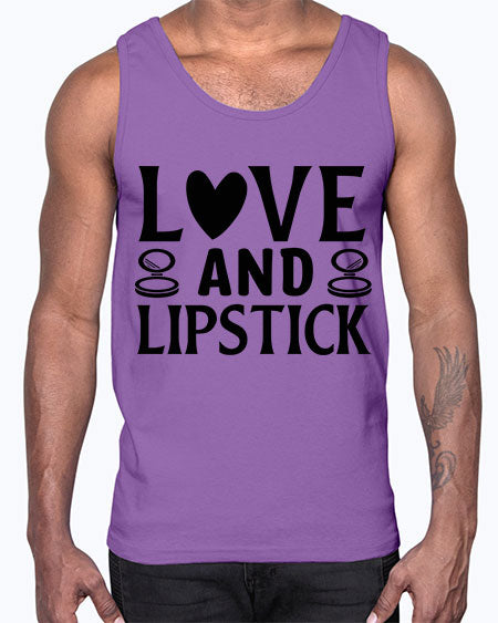 love and lipstick 14#-makeup Cotton Tank