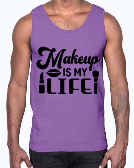 makeup is my life 16#-makeup Cotton Tank