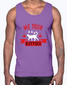 me your kitties Style 68#- cats- Cotton Tank