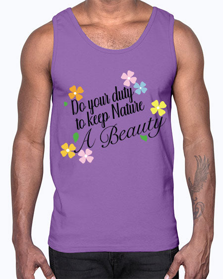 nature beauty 6#- beauty - Cotton Tank