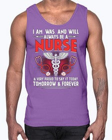nurse tomorrow and forever 1205#- nurse- Cotton Tank