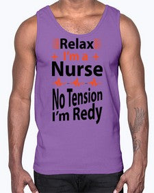 nurse tshirt 1210#- nurse- Cotton Tank