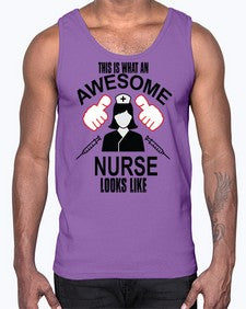 nurse tshirt 1213#- nurse- Cotton Tank