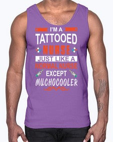 nurse tshirt 1214#- nurse- Cotton Tank