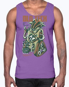 old tech 967#- art pop art- Cotton Tank