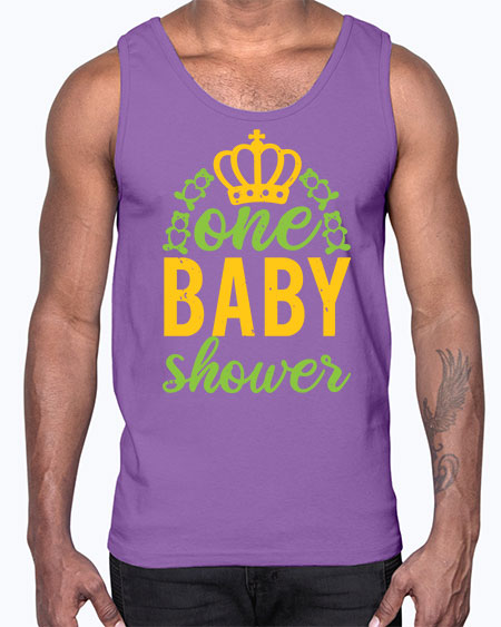 one baby shower Style 172#- baby shower- Cotton Tank
